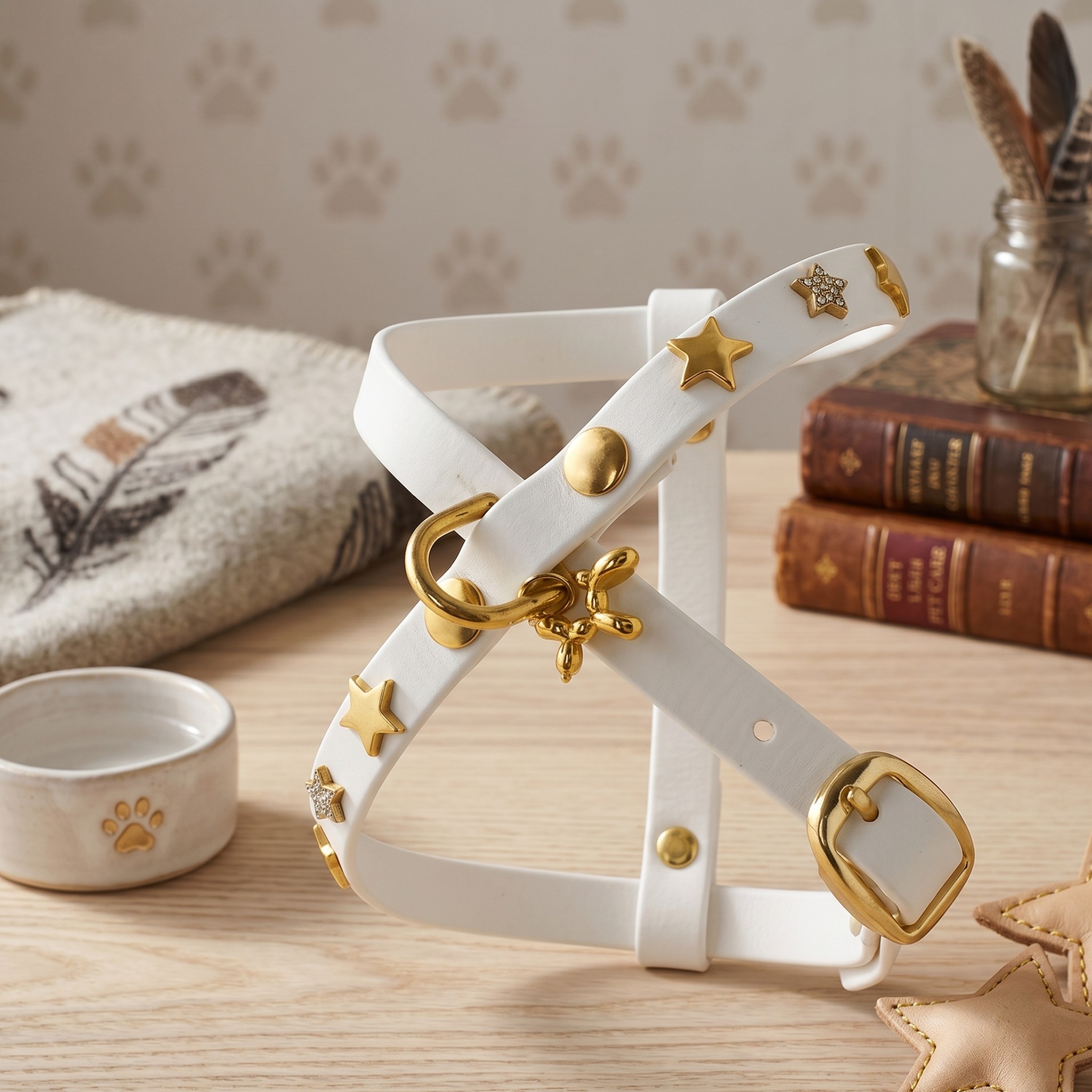 Pettorina per Cani in Biothane Light Gold